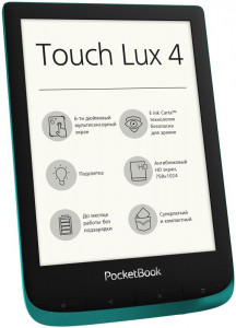   PocketBook 627 Touch Lux4 Emerald (PB627-C-CIS) 8