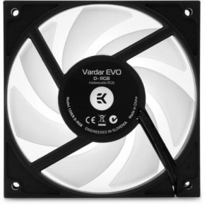    Ekwb EK-Vardar EVO 120ER D-RGB (500-2200 RPM) - White (3831109825372) 3