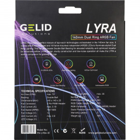    Gelid Solutions Lyra ARGB 140mm (LYRA ARGB FAN) 6