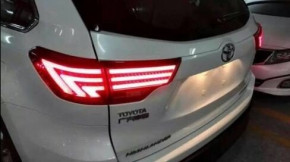 Toyota Highlander 2014 XU50  Lexus   LED  / Led taillights smoked  Lexus style (XZ45S1) 9