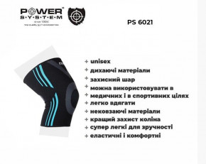   Power System Knee Support Evo PS-6021 M Black/Blue (VZ55PS-6021_M_Black-Blue) 6