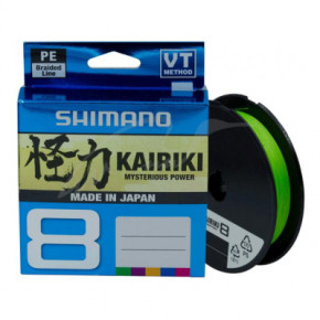  Shimano Kairiki 8 PE Mantis Green 150m 0.19mm 12.0kg (59WPLA58R04)