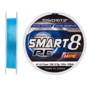  Favorite Smart PE 8x 150 1.0/0.171mm 12lb/8.7kg Sky Blue (1693.10.73) 3