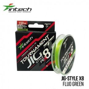   Intech Tournament Jig Style PE X8 Lime Green 150m (1.5 (19.8lb / 9.0kg))