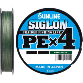  Sunline Siglon PE 4 150m 1.2/0.187mm 20lb/9.2kg Dark Green (1658.09.20)