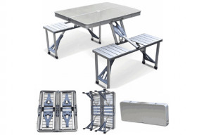    4  Aluminum picnic table