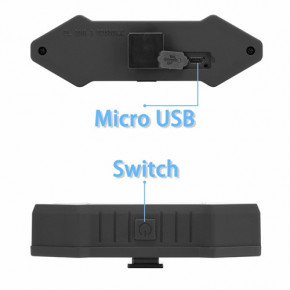   X4 STOP    (+) . .  micro USB 4