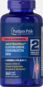  Puritan's Pride Triple Strength Glucosamine Chondroitin & MSM Joint Soother 360  (4384301871)