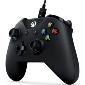   Microsoft Xbox One Controller + USB Cable for Windows (4N6-00002) (1)