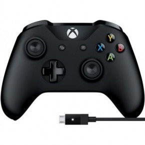   Microsoft Xbox One Controller + USB Cable for Windows (4N6-00002) (4)