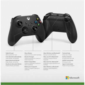  Microsoft Xbox Series X S Wireless Controller with Bluetooth (Carbon Black)+ USB-C Cable 7