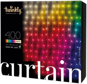 Smart LED  Twinkly Curtain RGBW 400 Gen II IP44 1.45*2.1   (TWW400SPP-TEU)