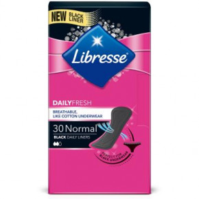   Libresse Daily Fresh Normal Black, 30  (7322540919516)