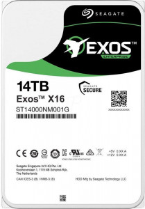   HDD 3.5 SATA 14.0TB Seagate Exos X16 7200rpm 256MB (ST14000NM001G)