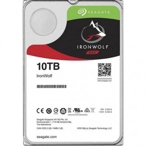   Seagate HDD SATA 10.0TB IronWolf NAS 7200rpm 256MB (ST10000VN0008)