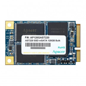  SSD mSATA 120GB Apacer (AP120GAST220-1)