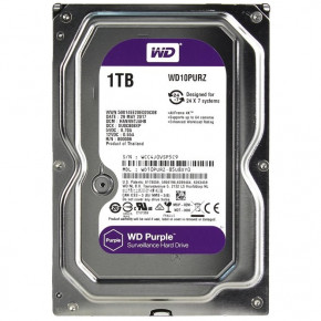   HDD SATA 1.0TB WD Purple 5400rpm 64MB (WD10PURZ) Refurbished