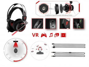 1MORE Spearhead VRX Gaming Headphones Black (H1006) (WY36dnd-221669) 6