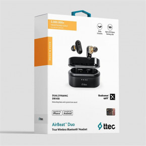  Ttec AirBeat Duo True Wireless Headsets Black (2KM127S) 6