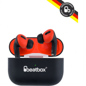   BeatBox PODS PRO 1 Wireless Charging Black-Red (bbppro1wcbr) (4)