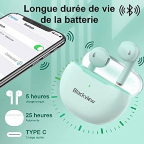  Blackview AirBuds 6 green 7