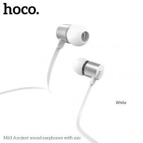  Hoco with mic Ancient sound universal M63 Silver