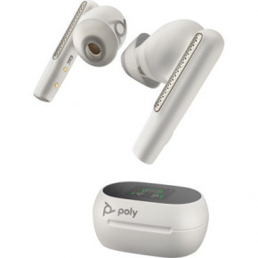  Poly Voyager Free 60+ Earbuds + BT700A + TSCHC White (7Y8G5AA) 3