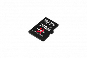   MicroSDXC 256GB UHS-I/U3 Class 10 GoodRam IRDM + SD- R100/W70MB/s (IR-M3AA-2560R12) 4