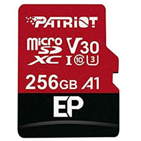   MicroSDXC Patriot EP A1 256GB UHS-I/U3 Class 10 R90/W80MB/s + SD-adapter (PEF256GEP31MCX)