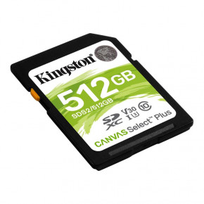   SDXC 512GB UHS-I/U3 Class 10 Kingston Canvas Select Plus R100/W85MB/s (SDS2/512GB) 3
