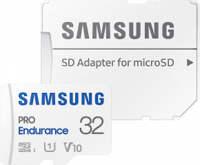   Samsung Pro Endurance NEW 32GB microSDXC Class 10 UHS-I U1 V10  + SD adapter (MB-MJ32KA) 3