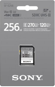   Sony 256GB SDXC C10 UHS-II U3 V60 R270/W120MB/s Entry (SFE256.ET4) 3