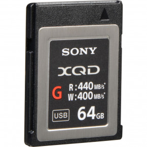   Sony XQD 64GB G Series Memory Card (QDG64E/J) 3