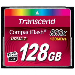   Transcend Compact Flash Card 128Gb 800X (TS128GCF800) 3