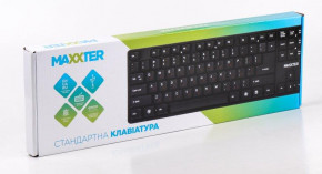  Maxxter KB-109-U UKR/RUS Black USB 3
