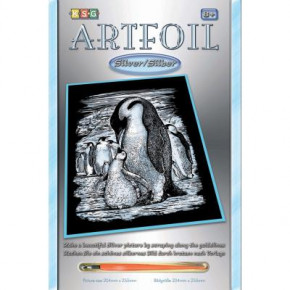    Sequin Art ARTFOIL SILVER Penguins (SA0609)