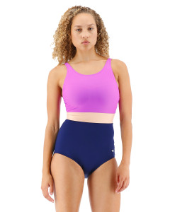     TYR Womens Splice Belted Controlfit, Purple/Multi 10 (TBESOL7A-185-10) 4