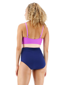     TYR Womens Splice Belted Controlfit, Purple/Multi 10 (TBESOL7A-185-10) 6
