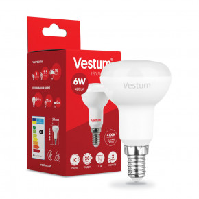  LED Vestum R50 6W 4100K 220V E14
