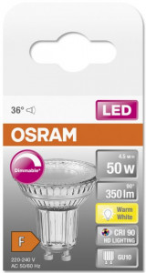  Osram LED PAR16 DIM 50 36 4,5W/927 230V GU10 (4058075797888) 5