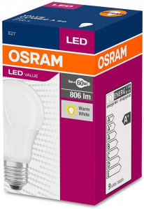  Osram  LED VALUE A60 85W 806Lm 2700 E27 3