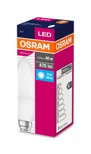  Osram  LED Value B40  5W 470Lm 4000K E14