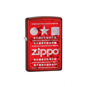   Zippo Classics Iced Stars Candy Apple Red Zp28342 (21614) (0)