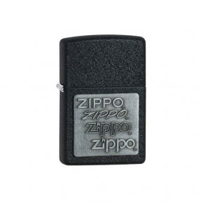  Zippo Classics Pewter Emblem Black Crackle Zp363 (21548)