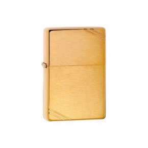  Zippo Replica Vintage with Slashes Brushed Brass Zp240 (21683)