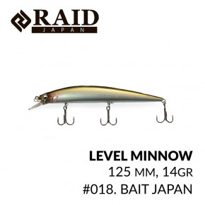  Raid Level Minnow (125mm, 14g) (018 Bait Japan)