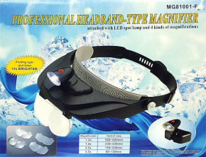   Magnifier 81001-F LED 1.2x-3.5x 3