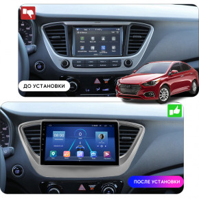   9 Lesko  Hyundai Accent V 2017-.. 4/64Gb/ 4G/ Wi-Fi/ CarPlay Premium  4