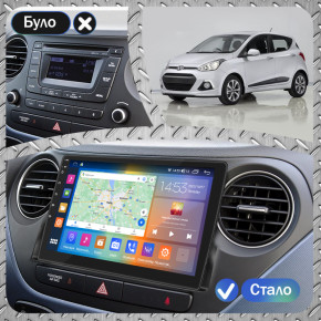   9 Lesko  Hyundai i10 II 2013-2016 2/32Gb CarPlay 4G Wi-Fi GPS Prime IPS  4