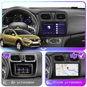   9 Lesko  Renault Sandero II 2013-2018 2/32Gb CarPlay 4G Prime IPS 8   4